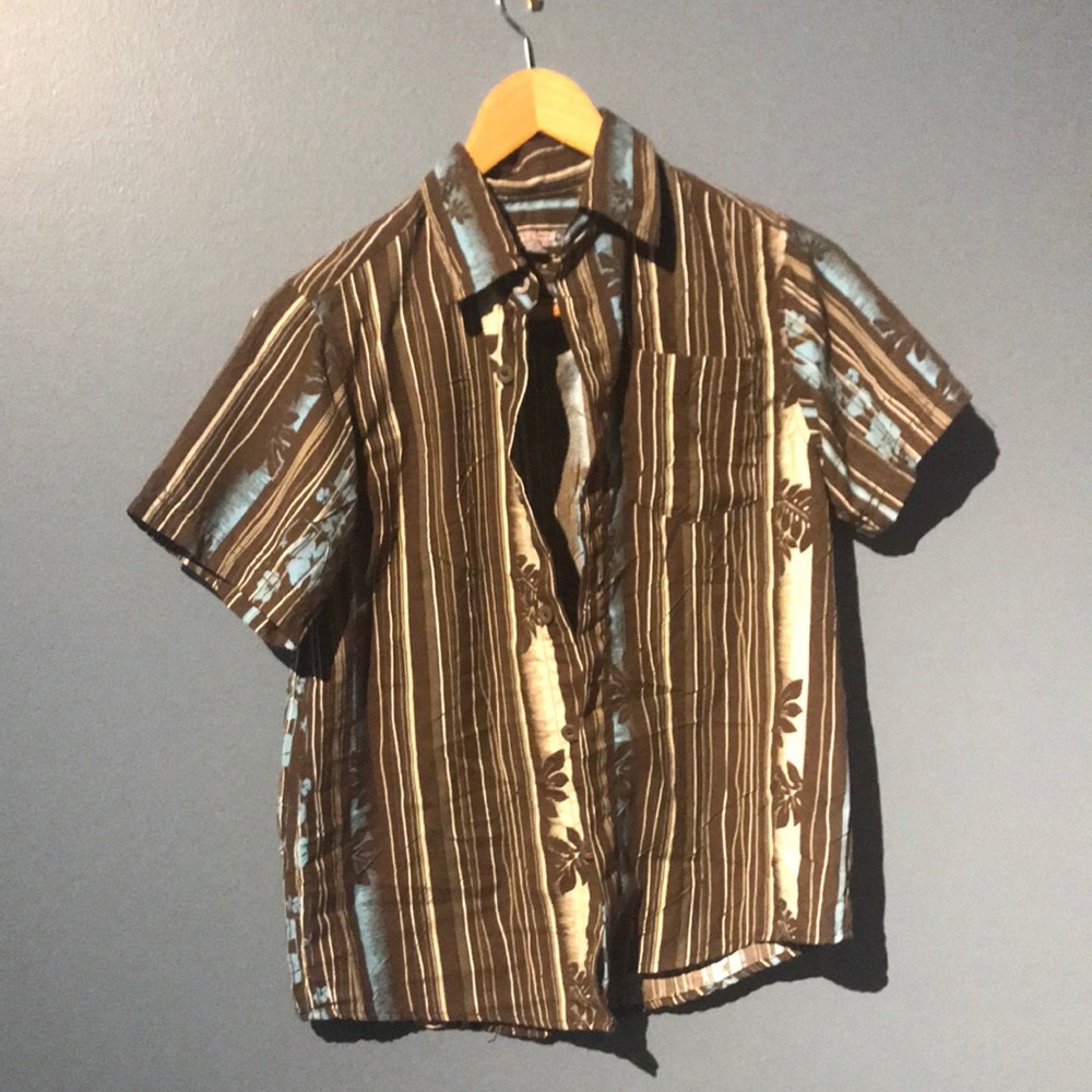 Child’s brown Hawaiian shirt